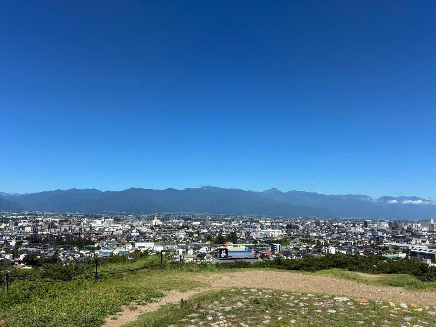 弘法山から松本平