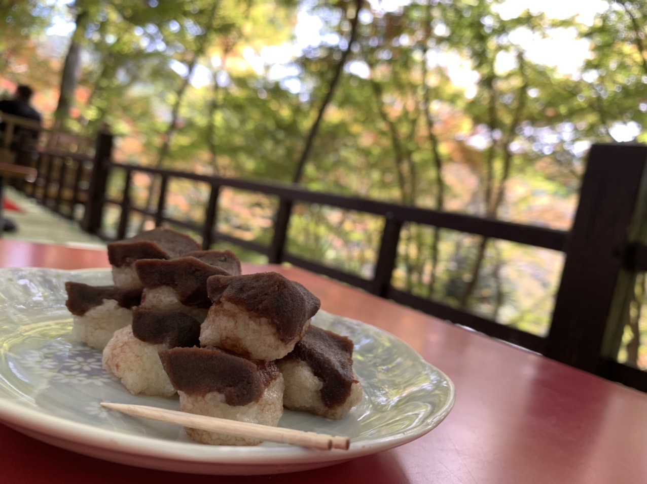 硯石亭のもみじ餅