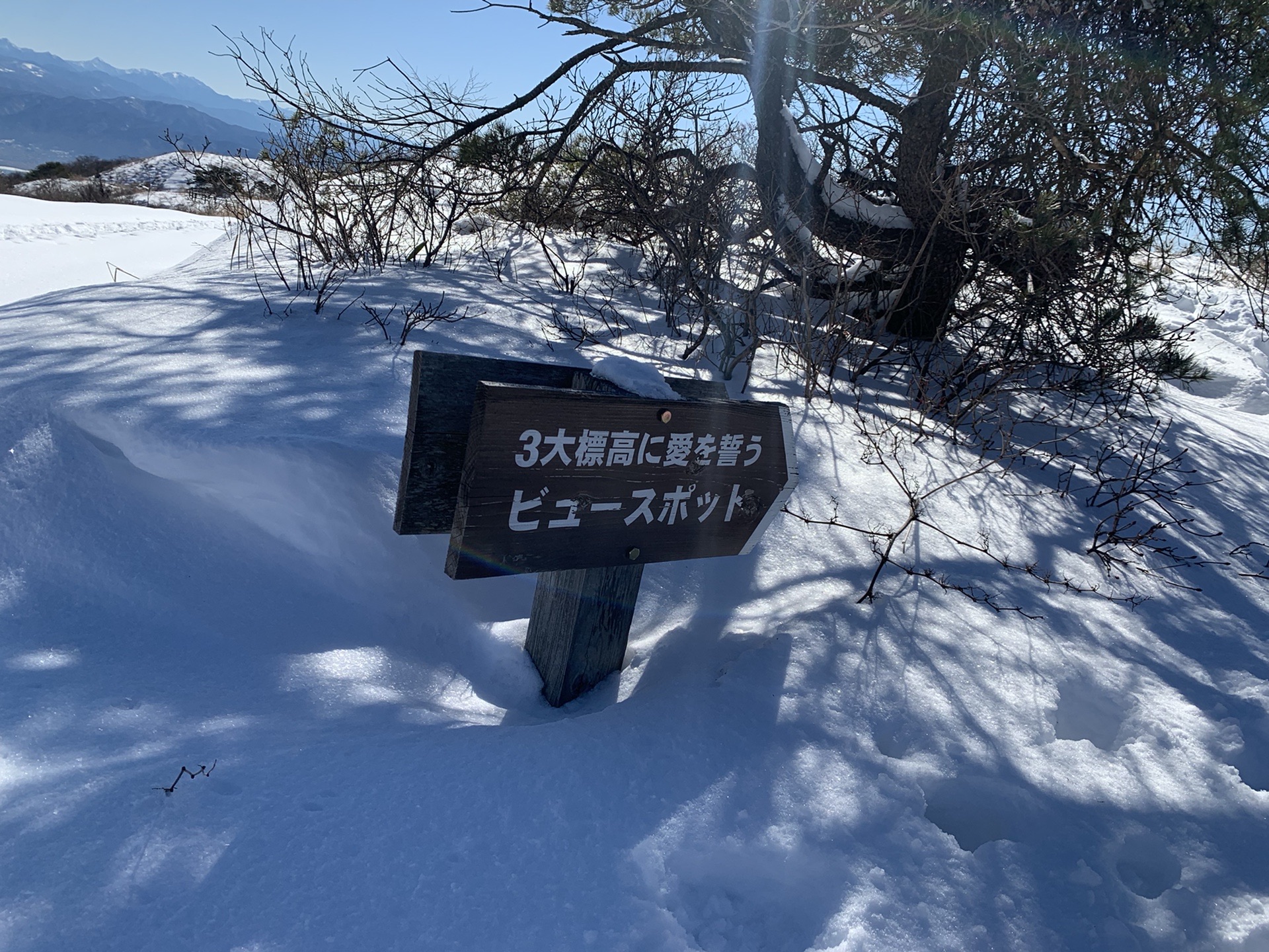 3大標高に愛を誓うビュースポットの看板