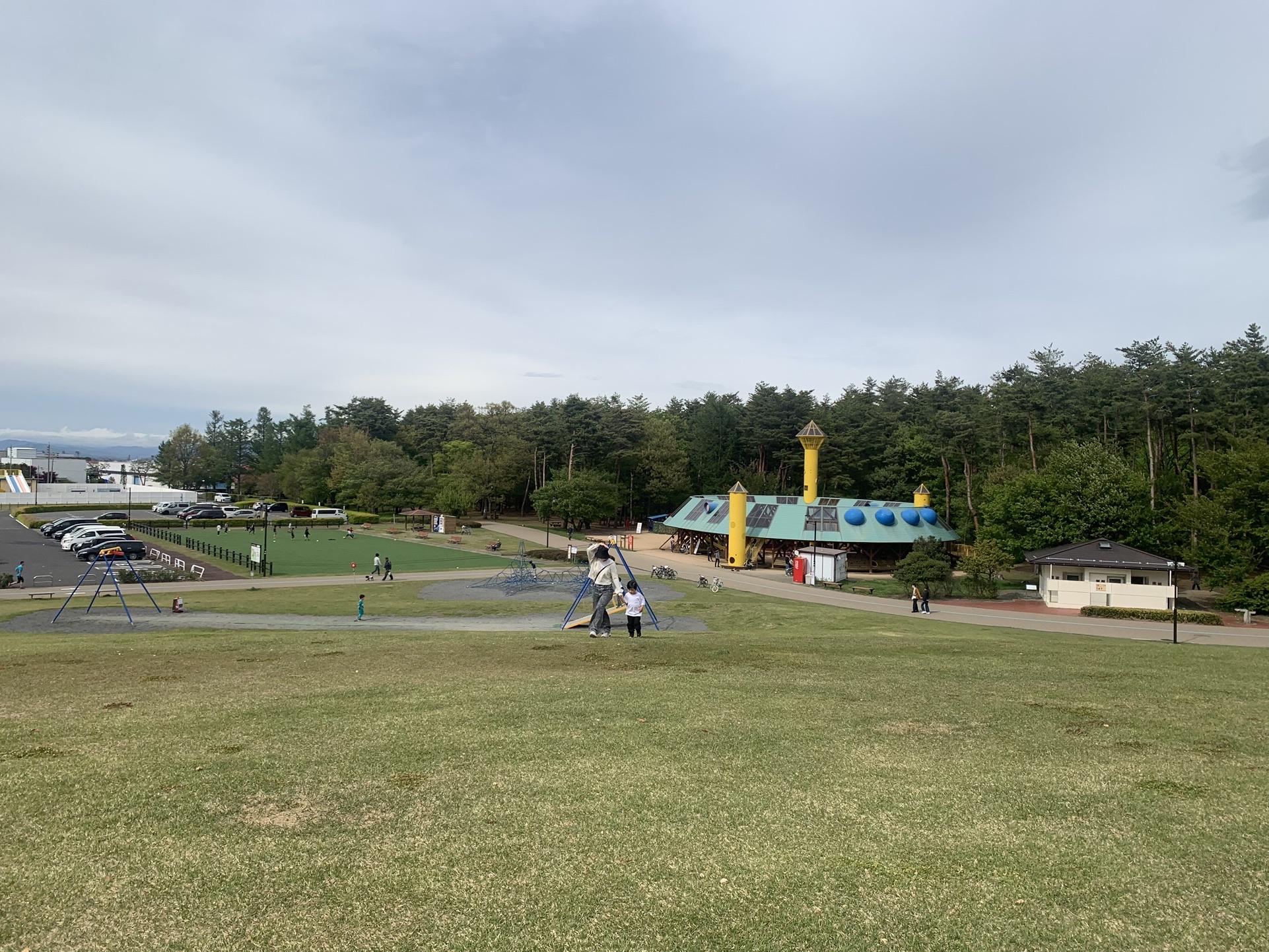 信州スカイパークの遊具広場