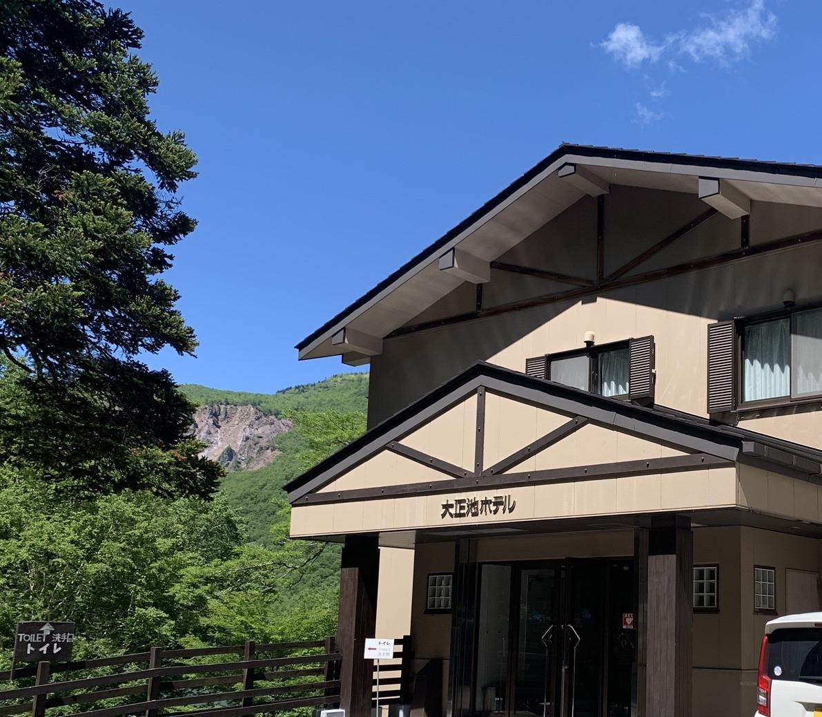 上高地の大正池ホテル